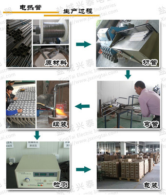 【供应双头引线加热管】价格,厂家,图片,电热管,盐城市华邦合金电器-